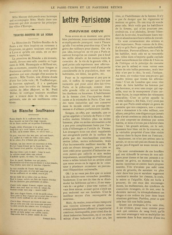 
						Affichage en mode lecture de la page
					