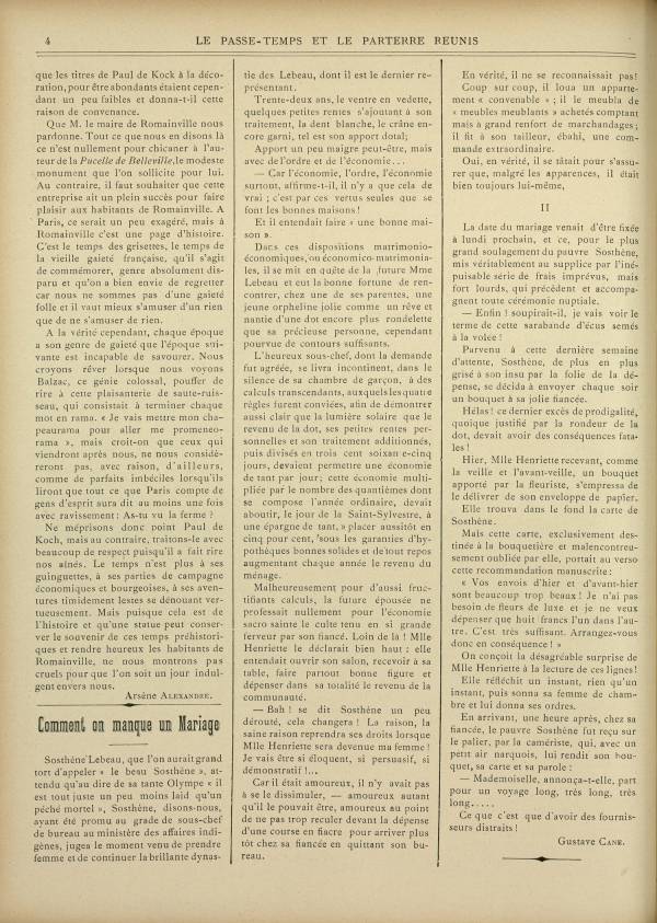 
						Affichage en mode lecture de la page
					