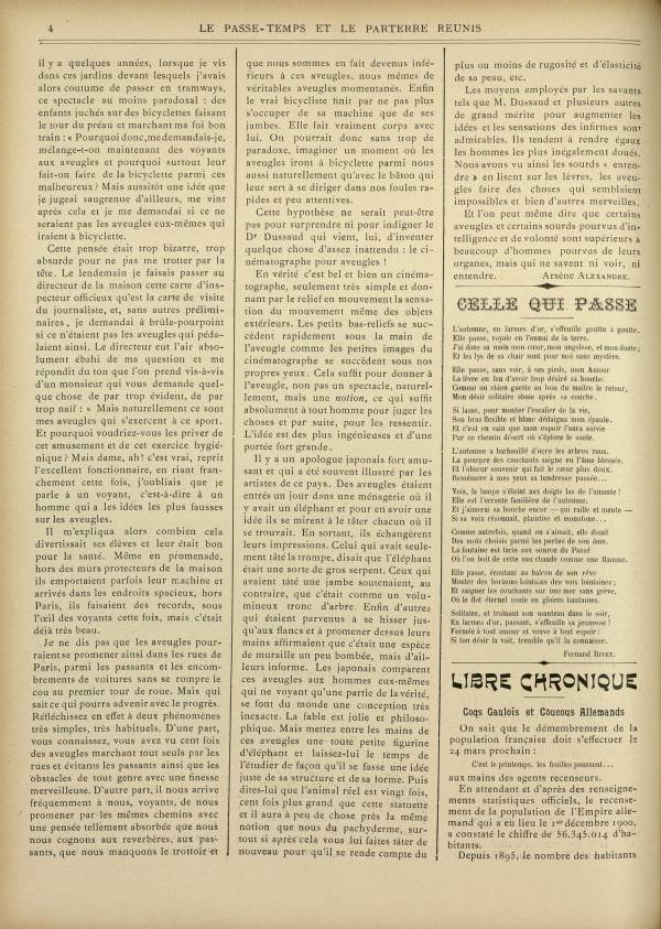 
						Affichage en mode lecture de la page
					