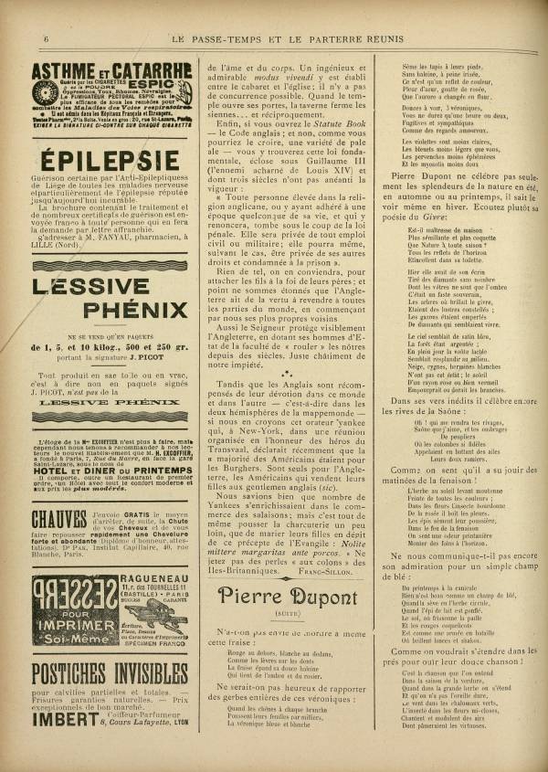 
						Affichage en mode lecture de la page
					