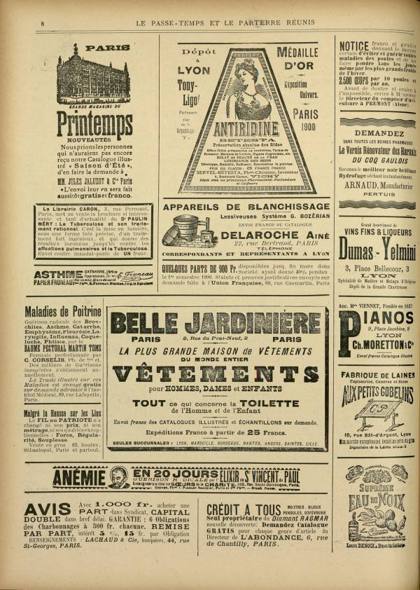 
						Affichage en mode lecture de la page
					