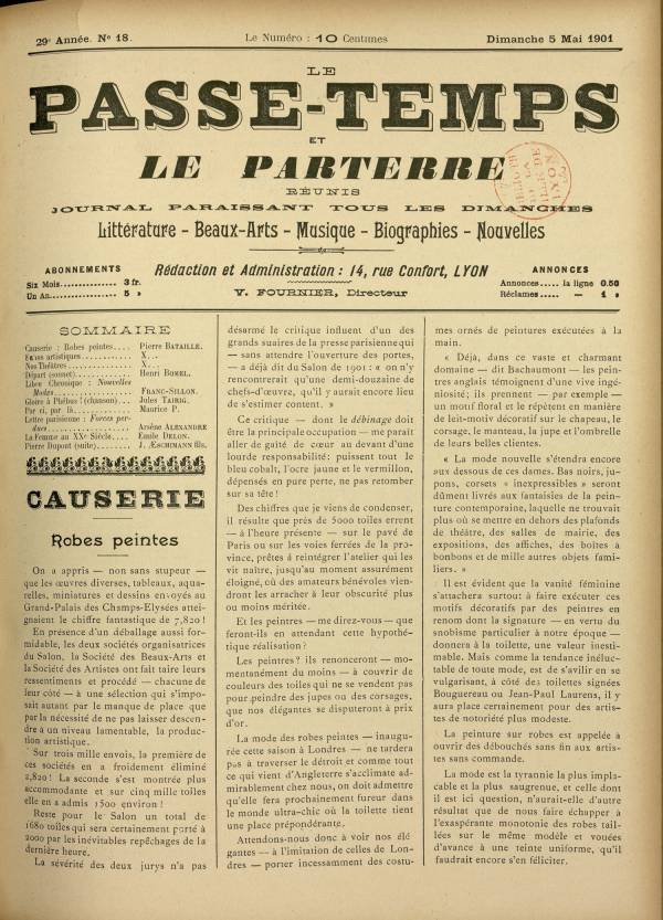 
						Affichage en mode lecture de la page
					