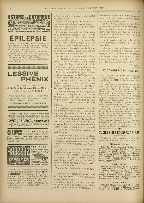 
						Affichage en mode lecture de la page
					