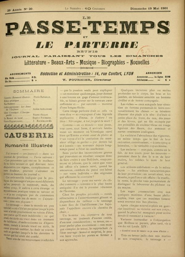 
						Affichage en mode lecture de la page
					