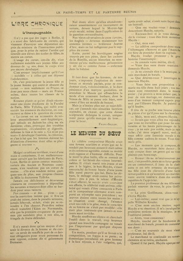 
						Affichage en mode lecture de la page
					