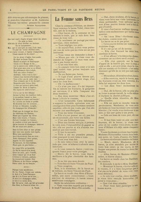 
						Affichage en mode lecture de la page
					