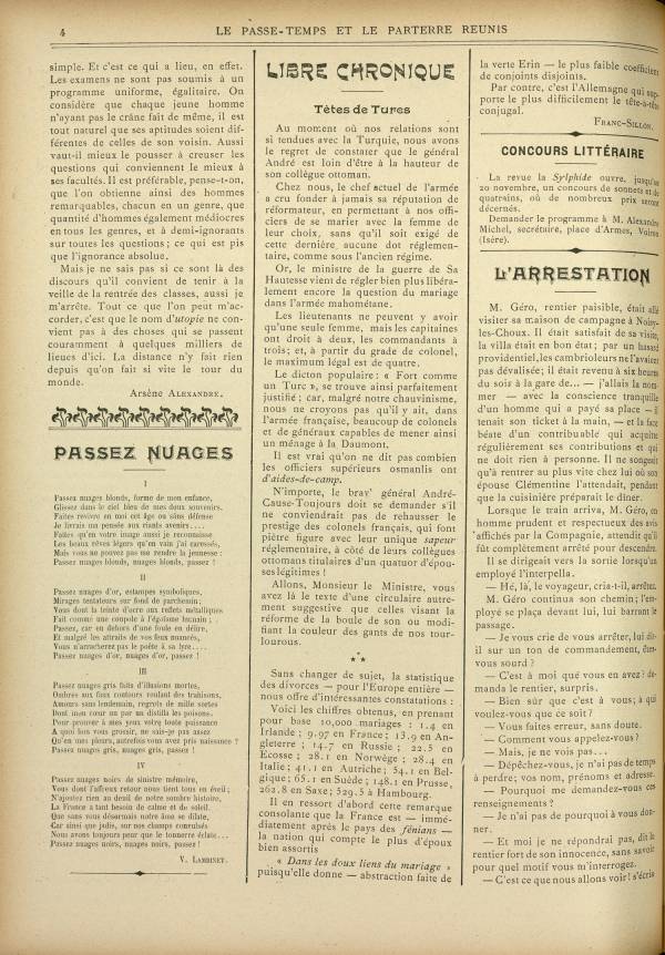
						Affichage en mode lecture de la page
					