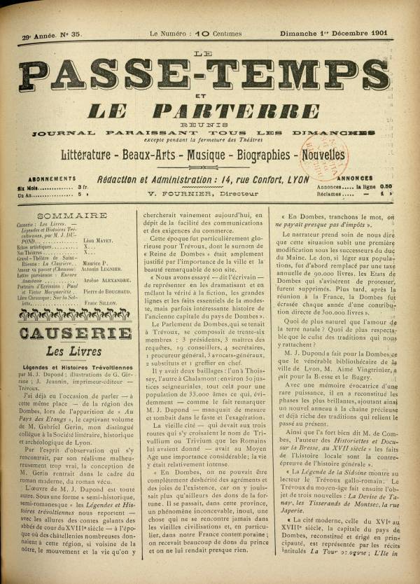 
						Affichage en mode lecture de la page
					
