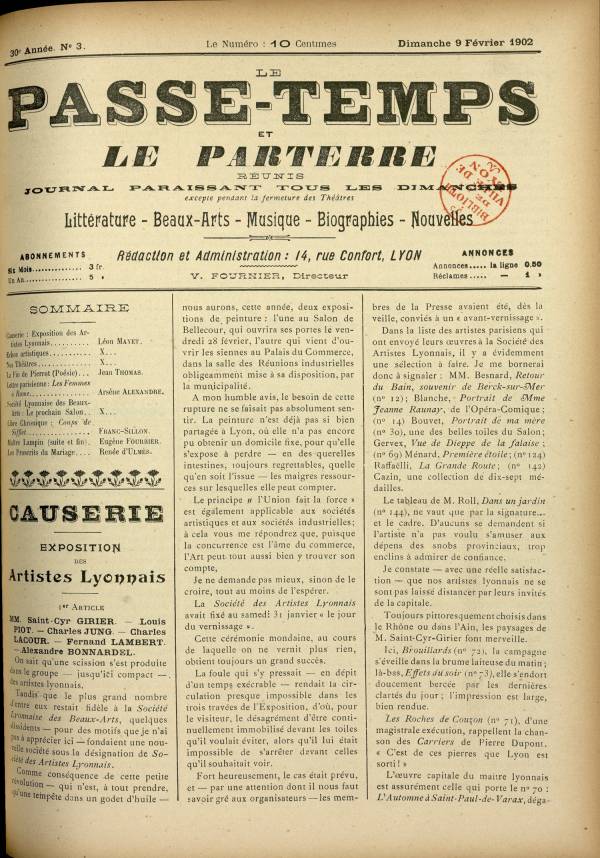 
						Affichage en mode lecture de la page
					