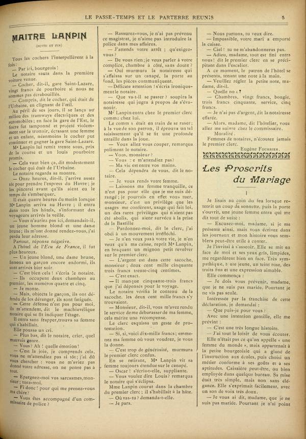 
						Affichage en mode lecture de la page
					