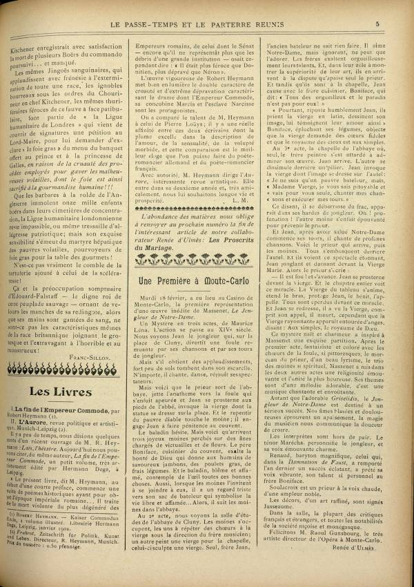 
						Affichage en mode lecture de la page
					