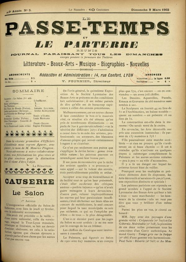 
						Affichage en mode lecture de la page
					