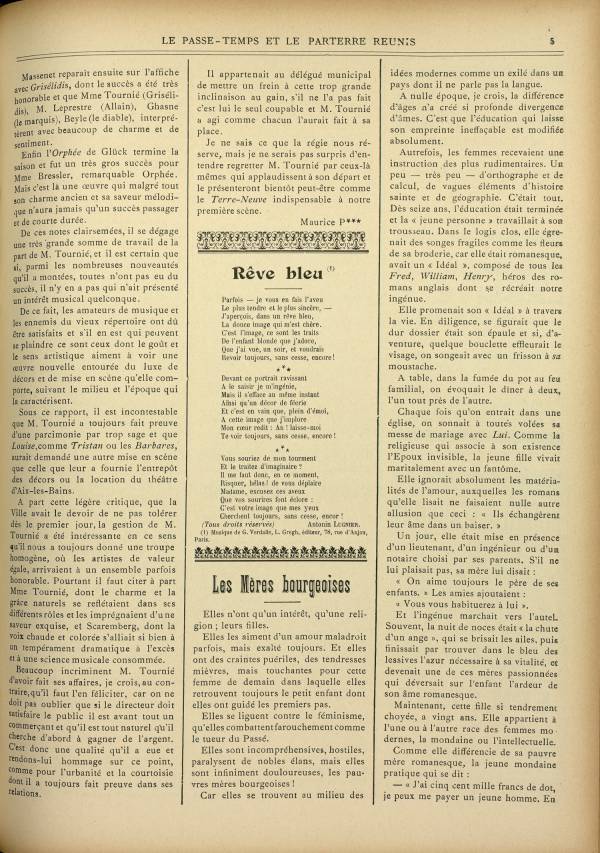 
						Affichage en mode lecture de la page
					