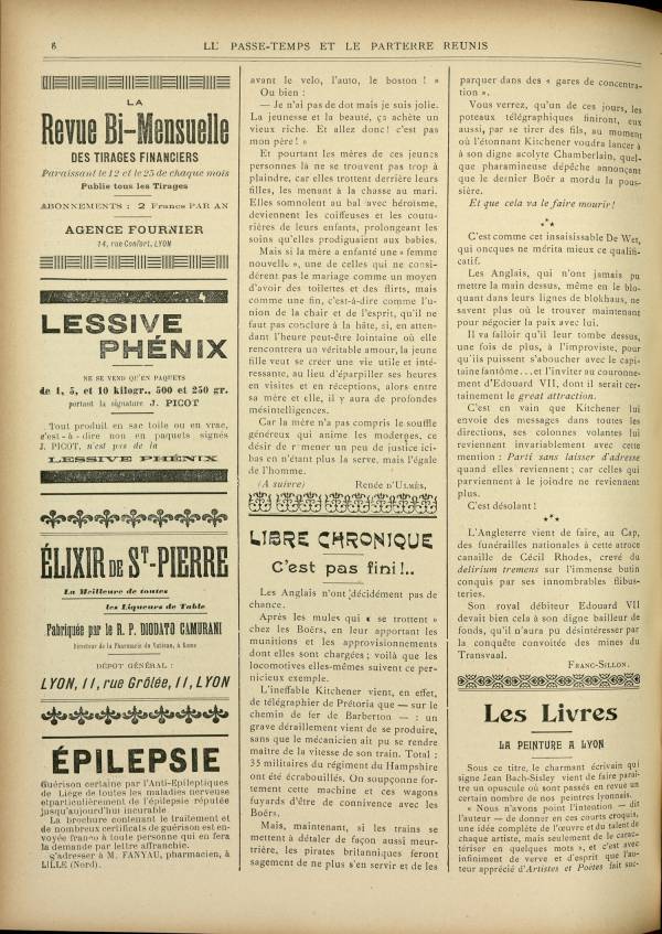 
						Affichage en mode lecture de la page
					
