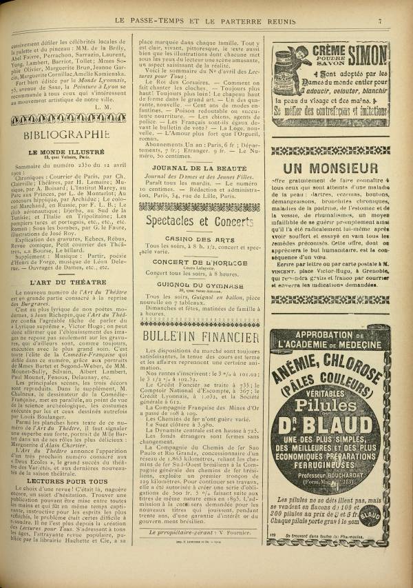 
						Affichage en mode lecture de la page
					