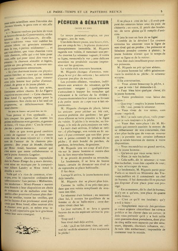 
						Affichage en mode lecture de la page
					