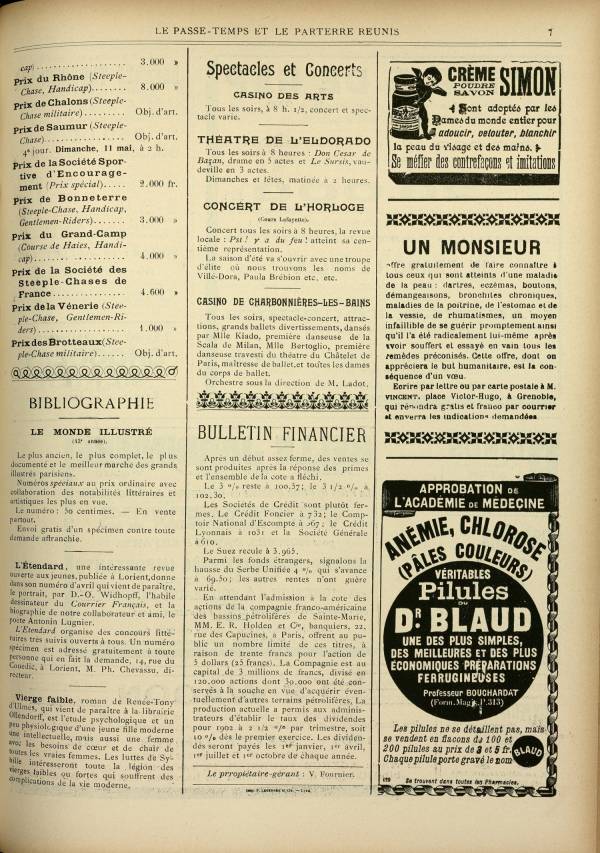 
						Affichage en mode lecture de la page
					