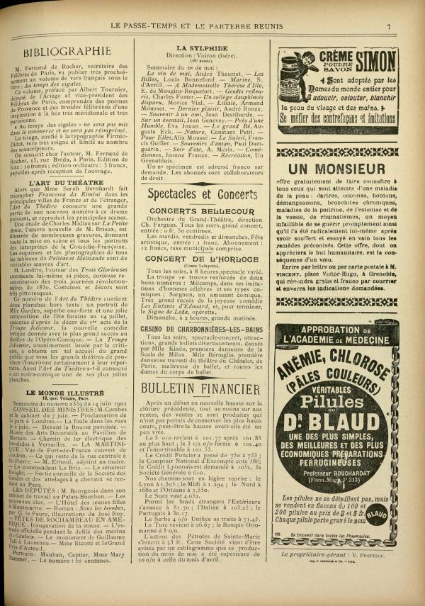 
						Affichage en mode lecture de la page
					