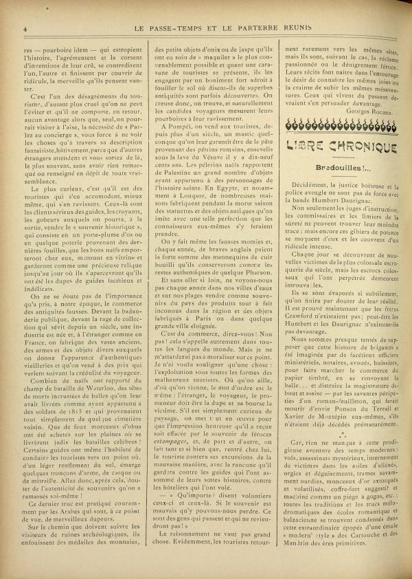
						Affichage en mode lecture de la page
					