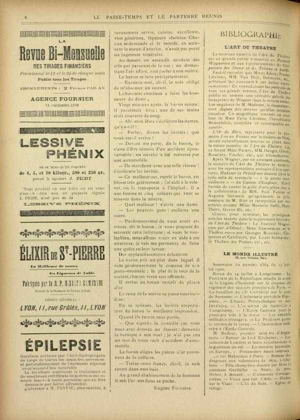 
						Affichage en mode lecture de la page
					