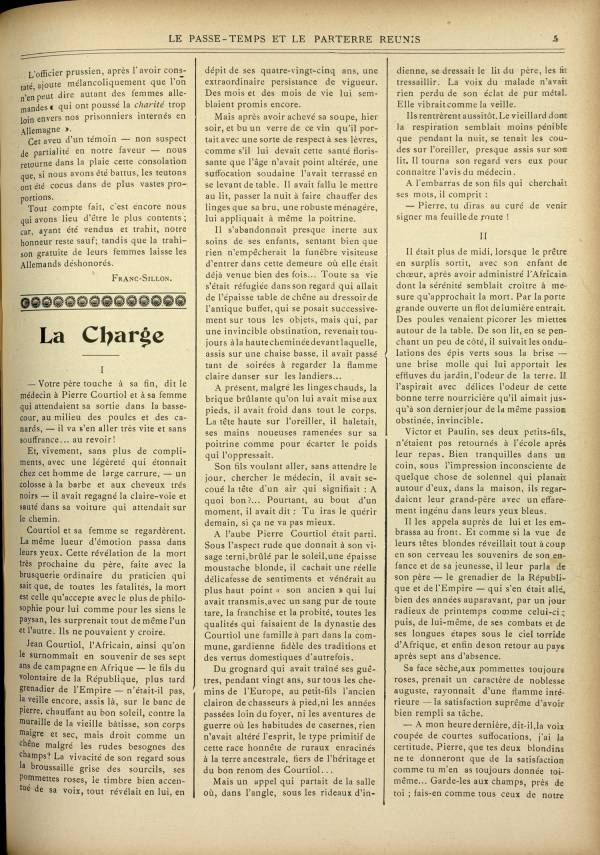 
						Affichage en mode lecture de la page
					