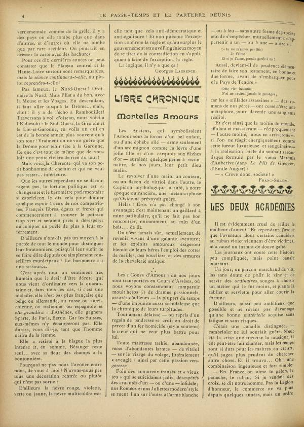 
						Affichage en mode lecture de la page
					