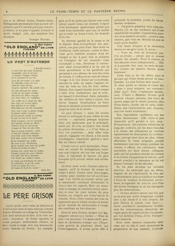 
						Affichage en mode lecture de la page
					
