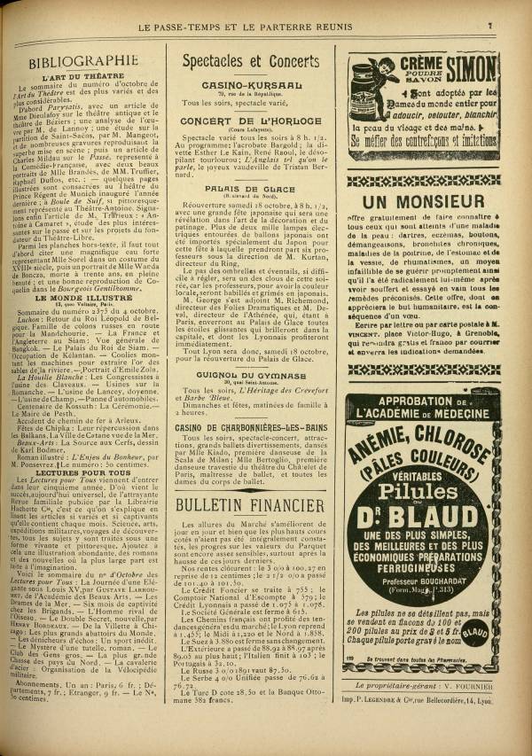 
						Affichage en mode lecture de la page
					