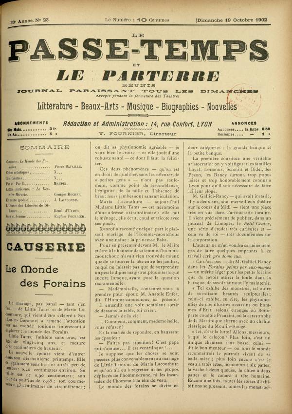 
						Affichage en mode lecture de la page
					
