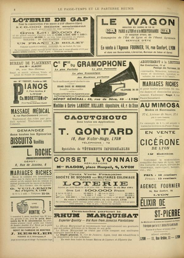 
						Affichage en mode lecture de la page
					