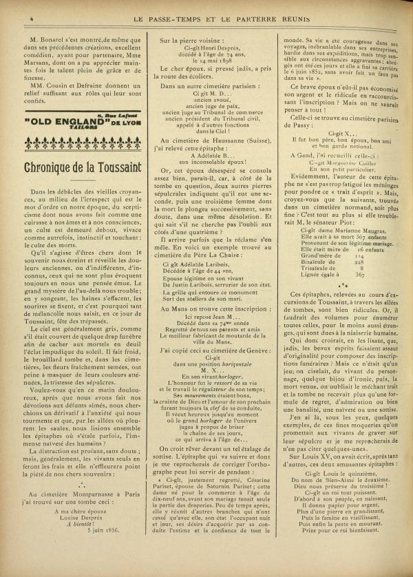 
						Affichage en mode lecture de la page
					