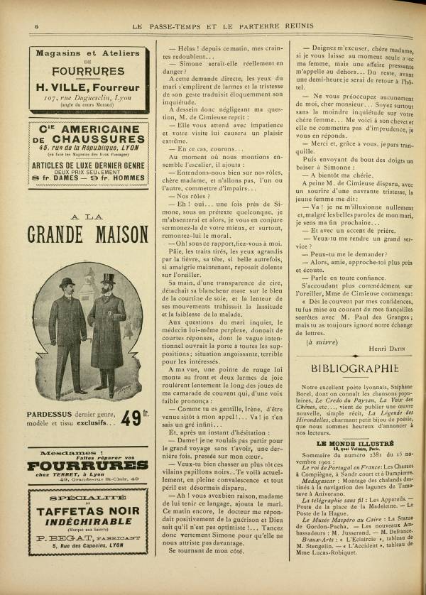 
						Affichage en mode lecture de la page
					