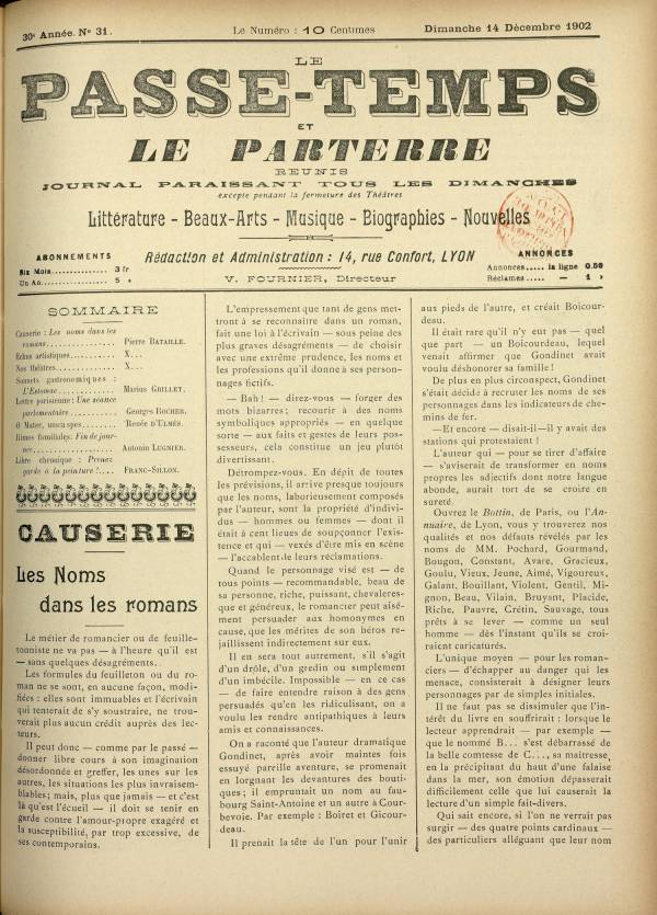 
						Affichage en mode lecture de la page
					