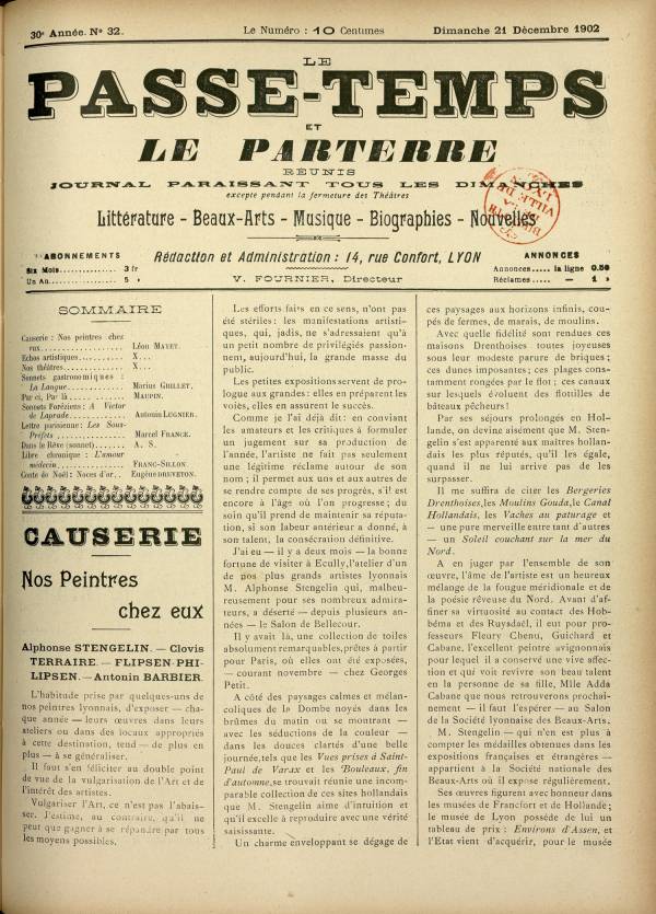 
						Affichage en mode lecture de la page
					