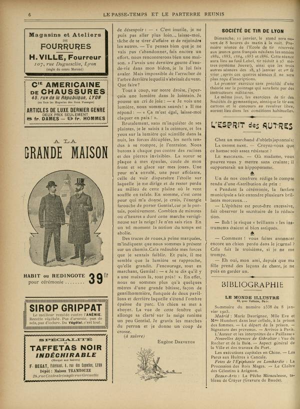 
						Affichage en mode lecture de la page
					
