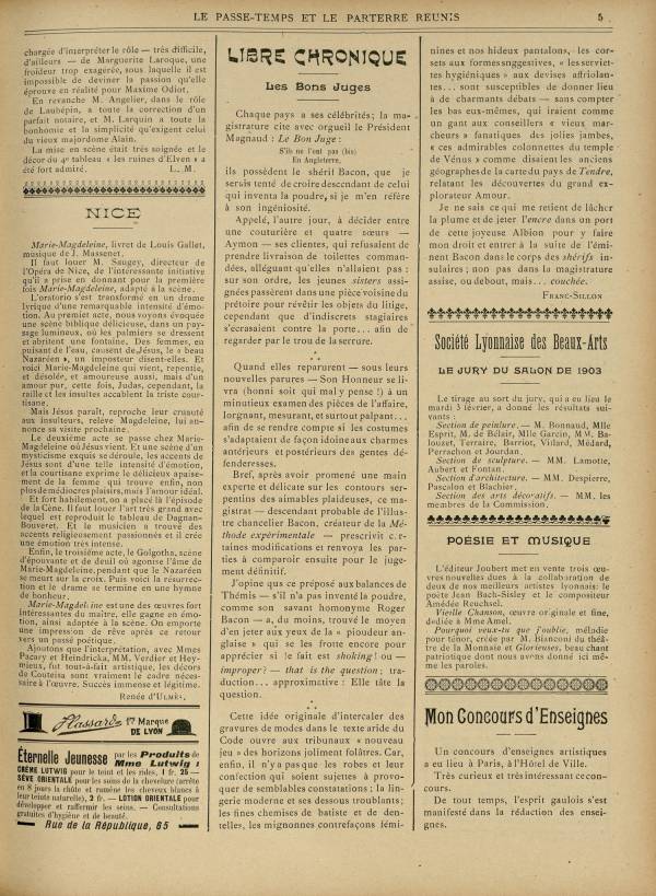
						Affichage en mode lecture de la page
					