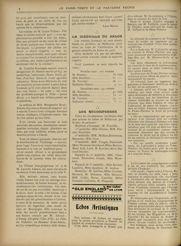 
						Affichage en mode lecture de la page
					