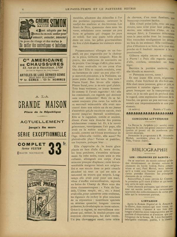 
						Affichage en mode lecture de la page
					