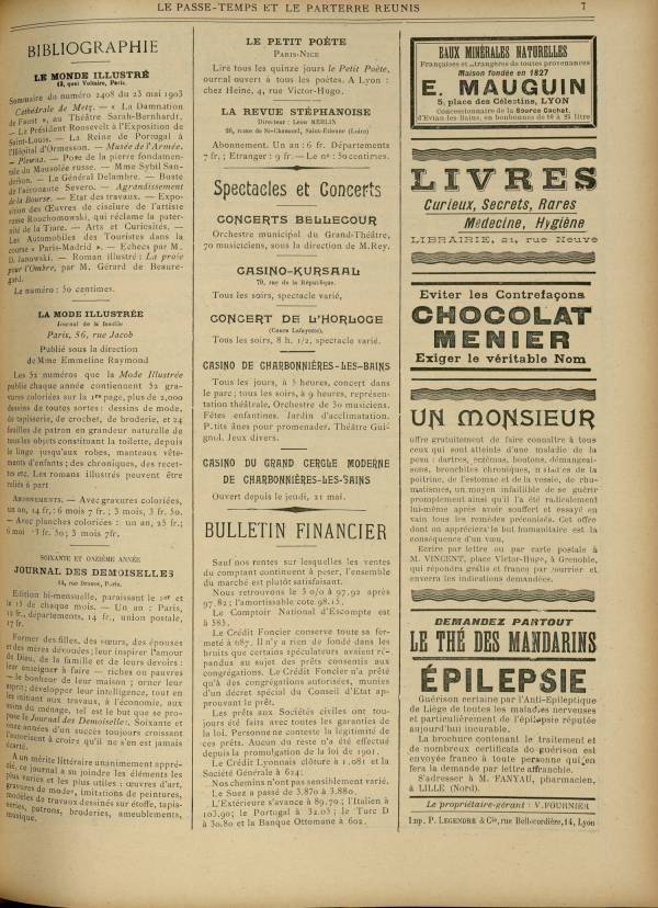 
						Affichage en mode lecture de la page
					
