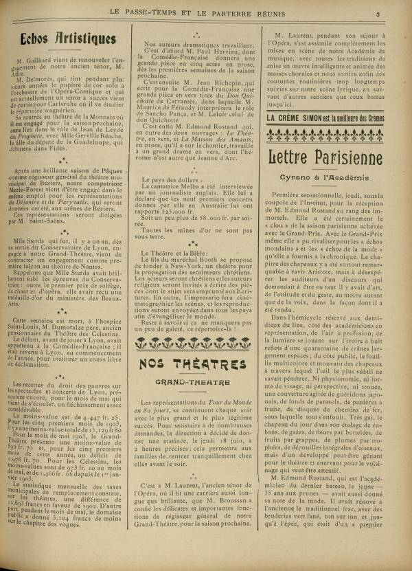 
						Affichage en mode lecture de la page
					