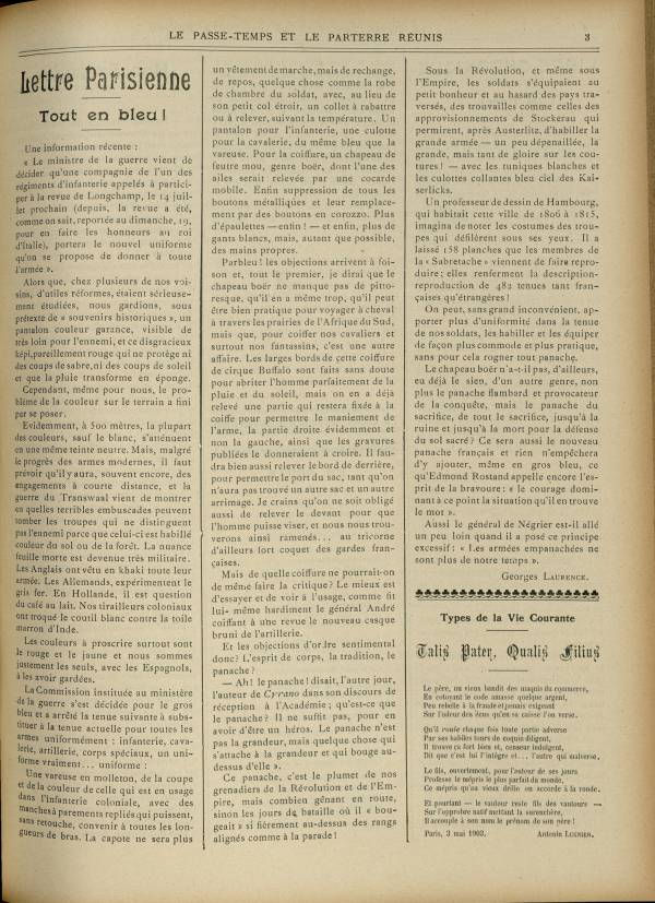 
						Affichage en mode lecture de la page
					