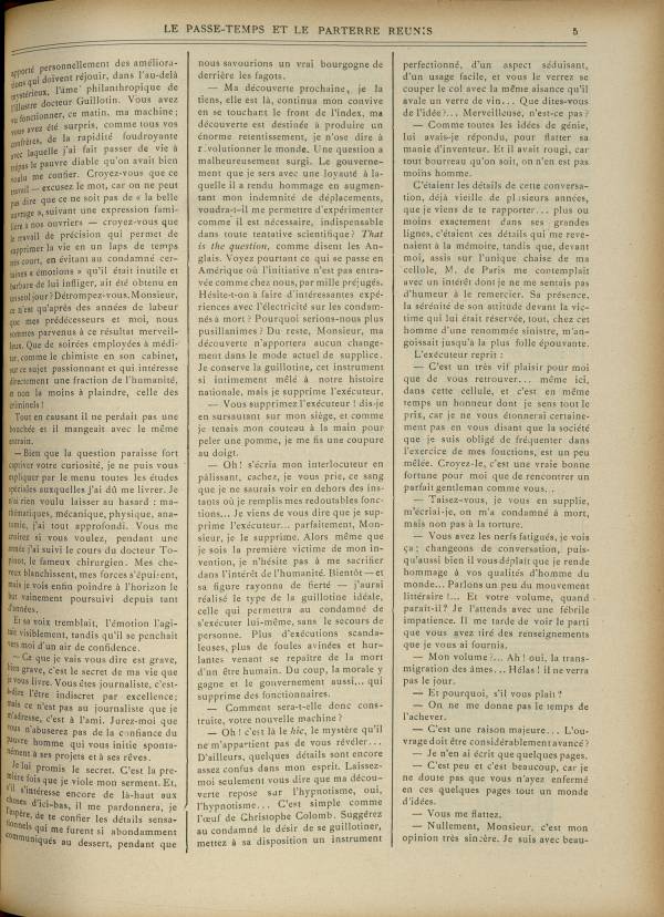 
						Affichage en mode lecture de la page
					