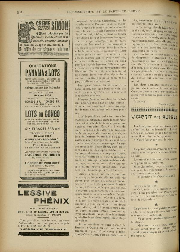 
						Affichage en mode lecture de la page
					