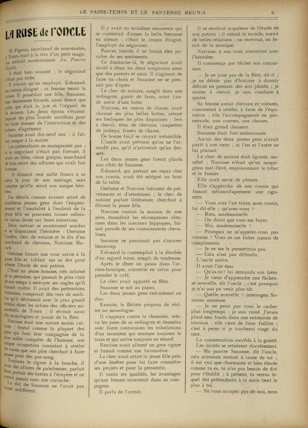 
						Affichage en mode lecture de la page
					