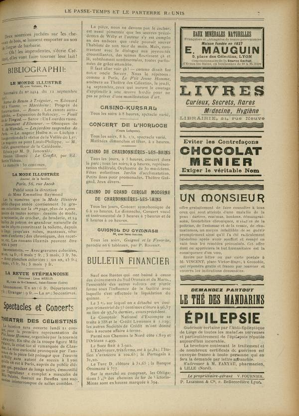 
						Affichage en mode lecture de la page
					