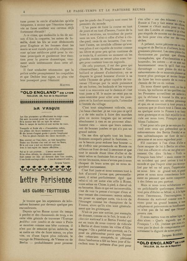 
						Affichage en mode lecture de la page
					