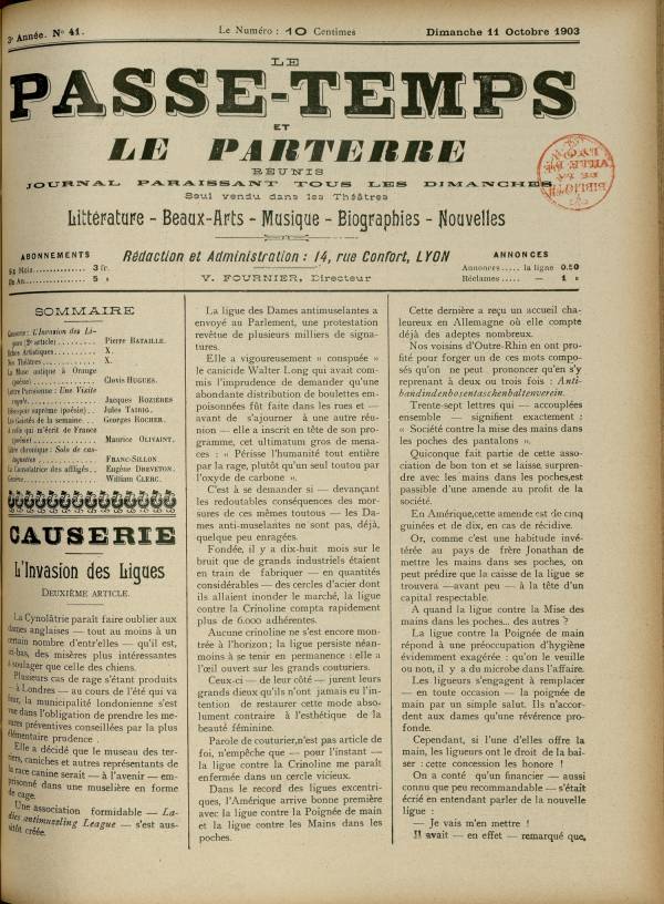 
						Affichage en mode lecture de la page
					