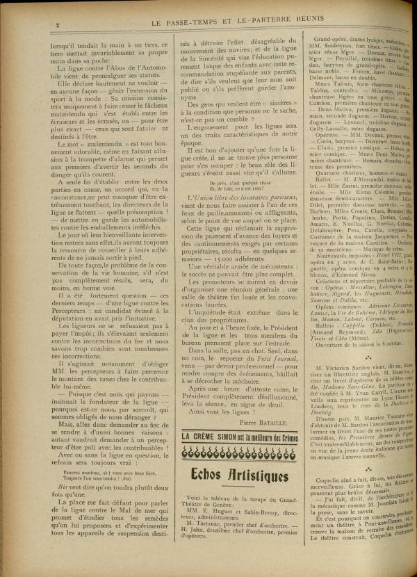 
						Affichage en mode lecture de la page
					