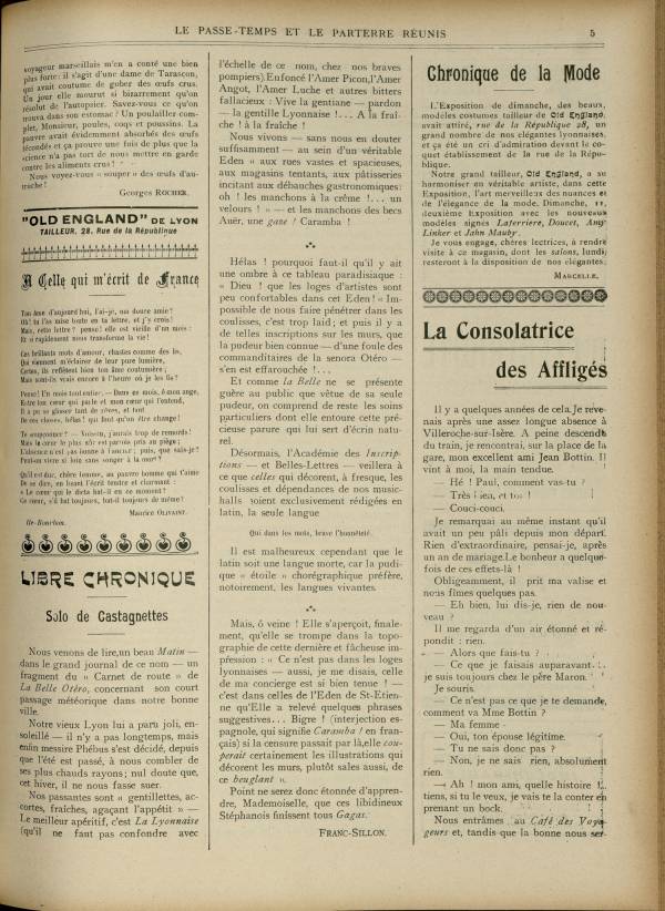 
						Affichage en mode lecture de la page
					