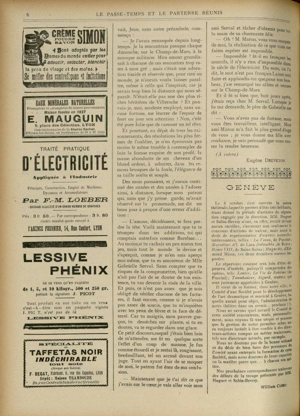 
						Affichage en mode lecture de la page
					